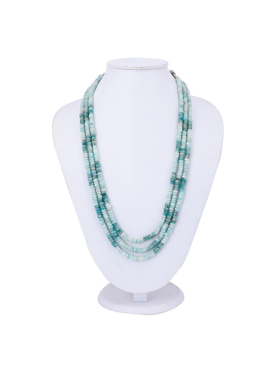 Classic Triple Stranded Amazonite Necklace