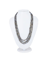 Classic Triple Stranded Spectrolite Necklace