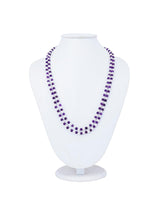 Classic Bi Stranded Labradorite Amethyst Necklace