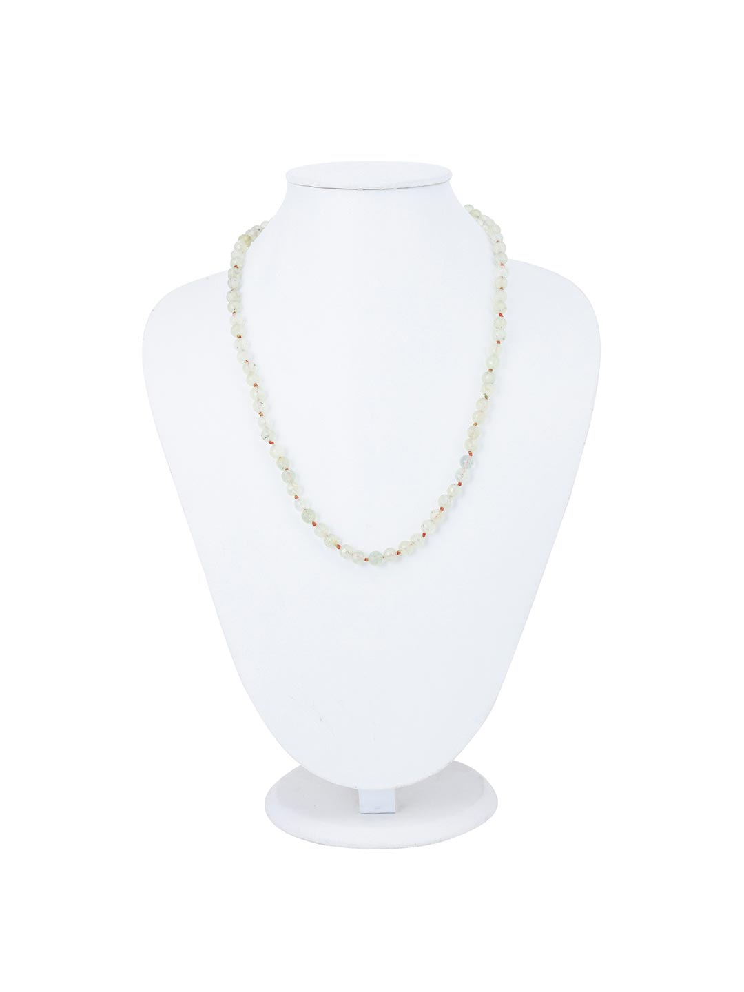Classic Single Strand Knotted Nephrite Necklace