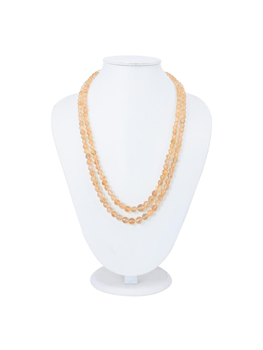 Classic Bi Stranded Citrine Necklace