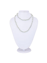 Classic Single Strand Knotted Nephrite Tassle Necklace