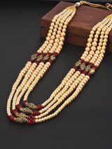 Traditional Antique Bead String Necklace