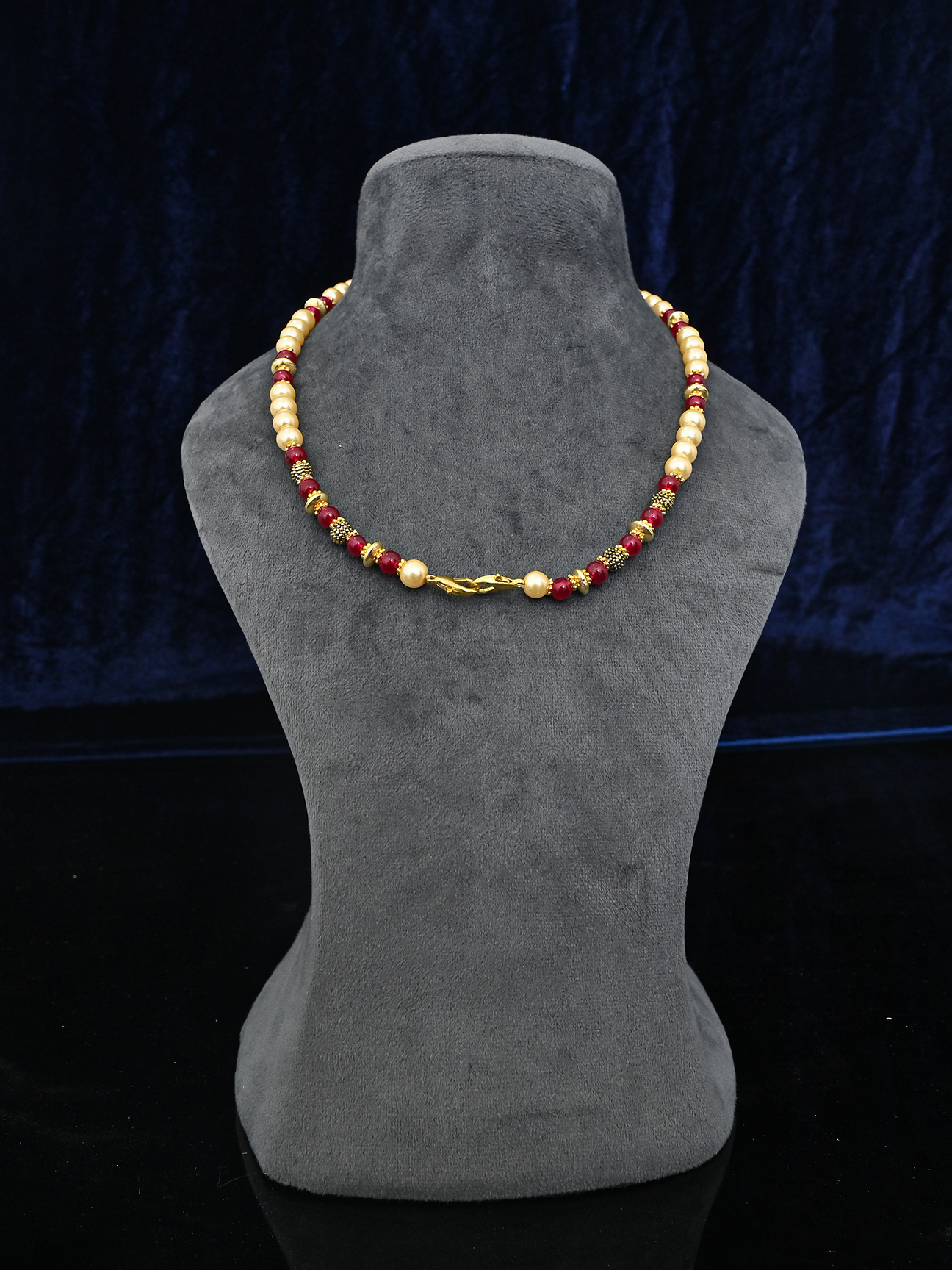 Traditional Antique Bead String Necklace