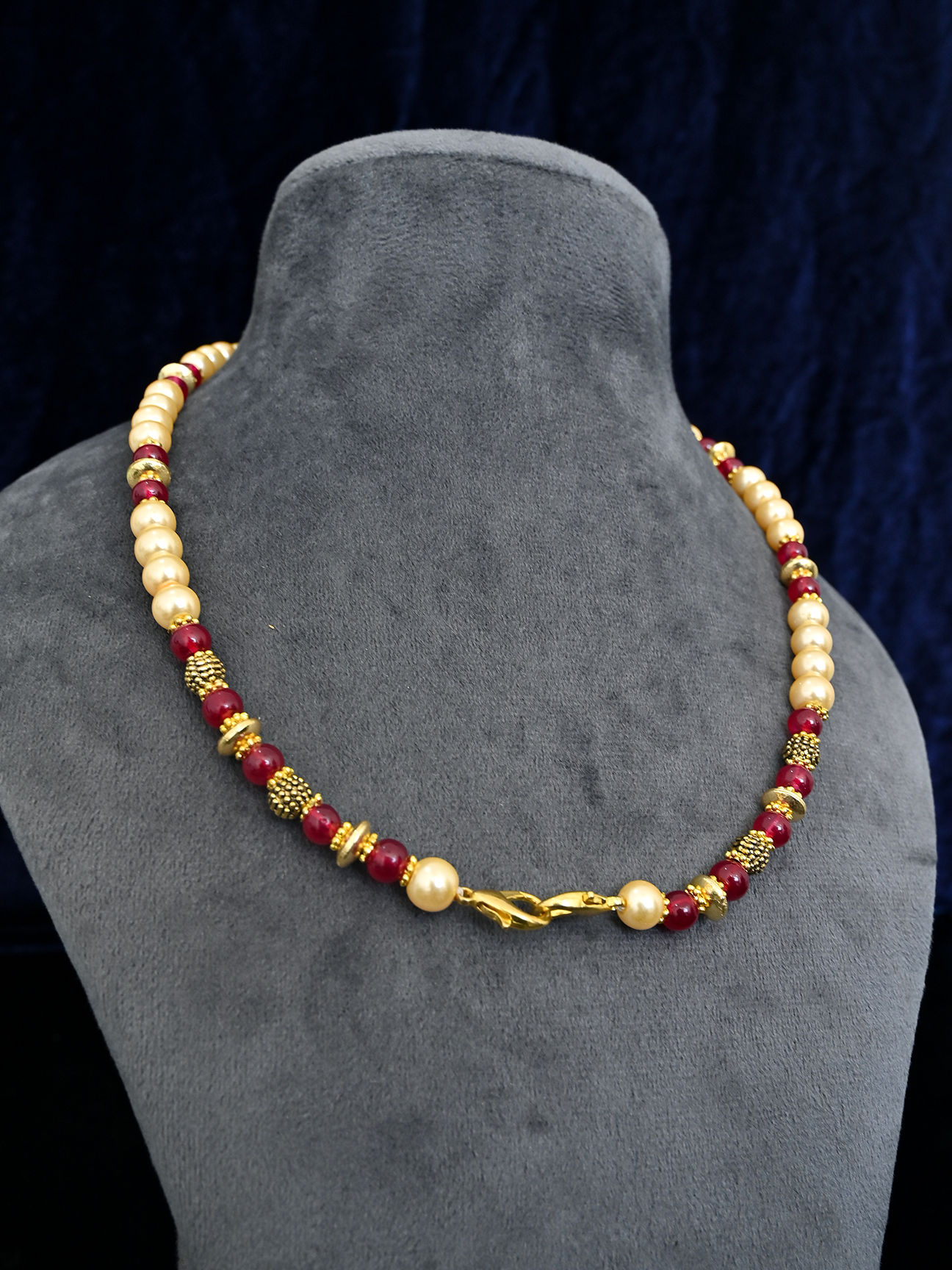 Traditional Antique Bead String Necklace