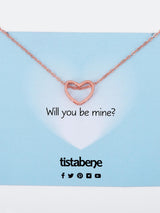 Open Heart Chains Western Necklace