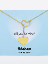 Heart and Chains Western Necklace