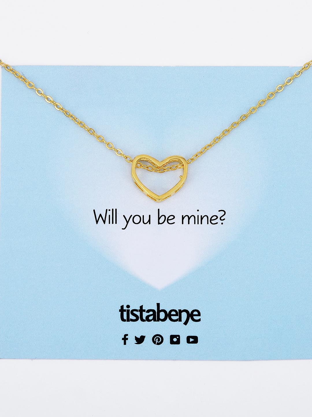 Open Heart Chains Western Necklace