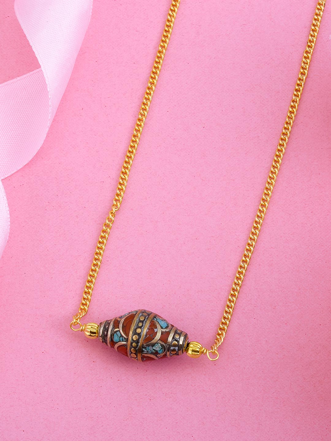 Tibeti Style Indo Western Chain Necklace