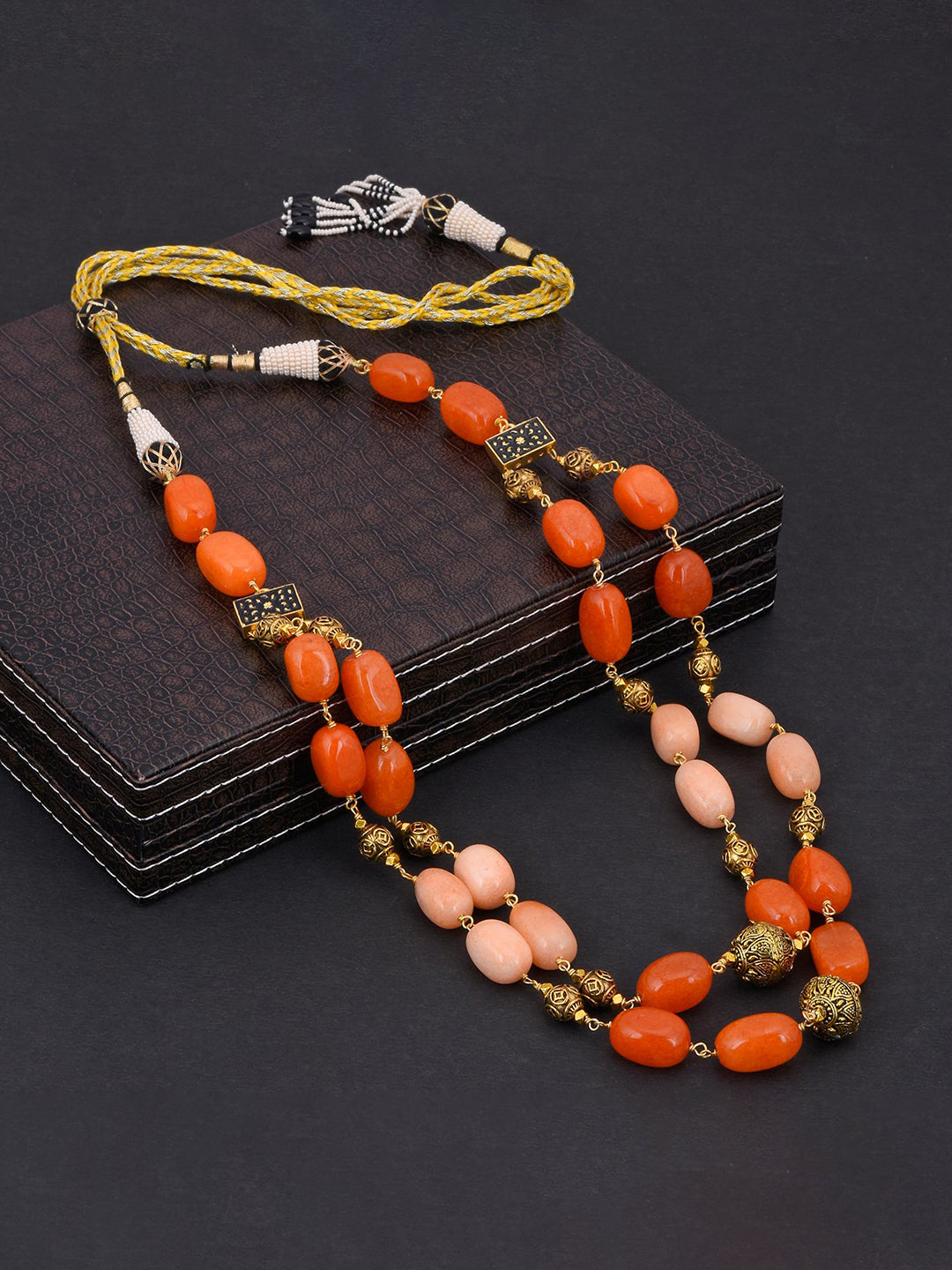 Traditional Antique Bead String Necklace
