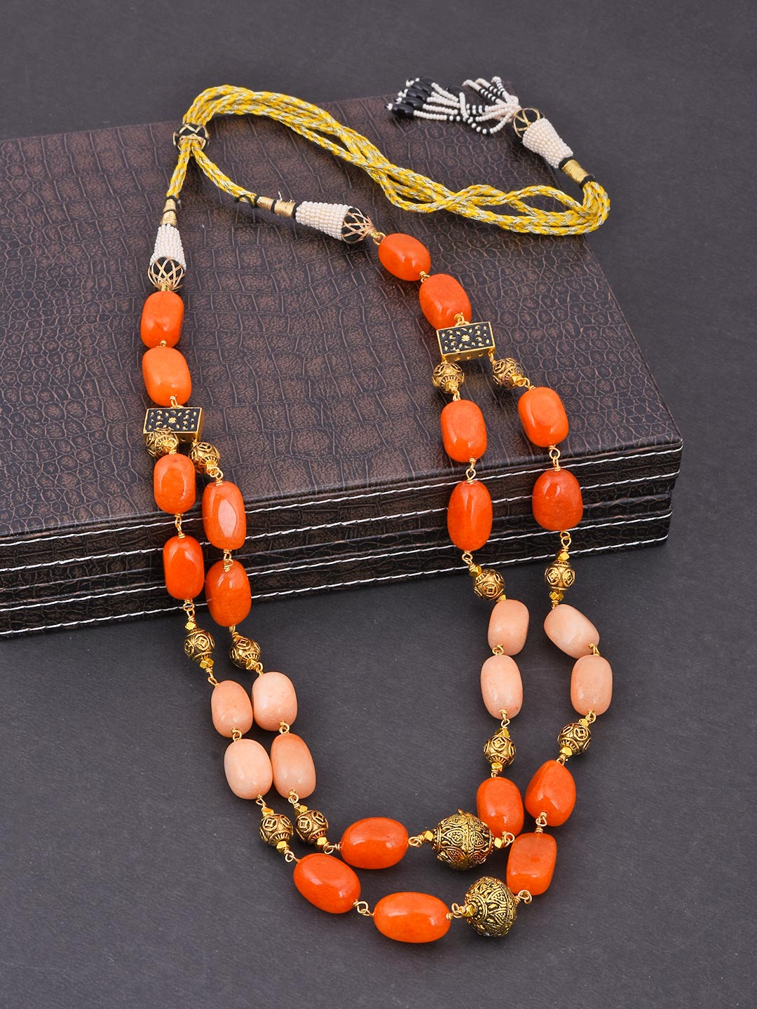 Traditional Antique Bead String Necklace