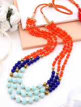 Tricolor Beaded Necklace