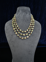 Royal Treasures Sage Green Coloured Stones Necklace