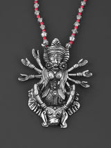 Old Silver Red Mahagauri Necklace
