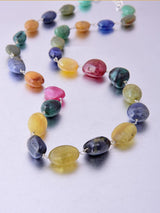 Amorphus Multi Precious Stones Necklace
