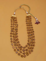 A touch of earth Layered Groom Necklace