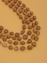 A touch of earth Layered Groom Necklace