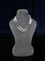 Rainbow Moonstone and Labradorite Necklace