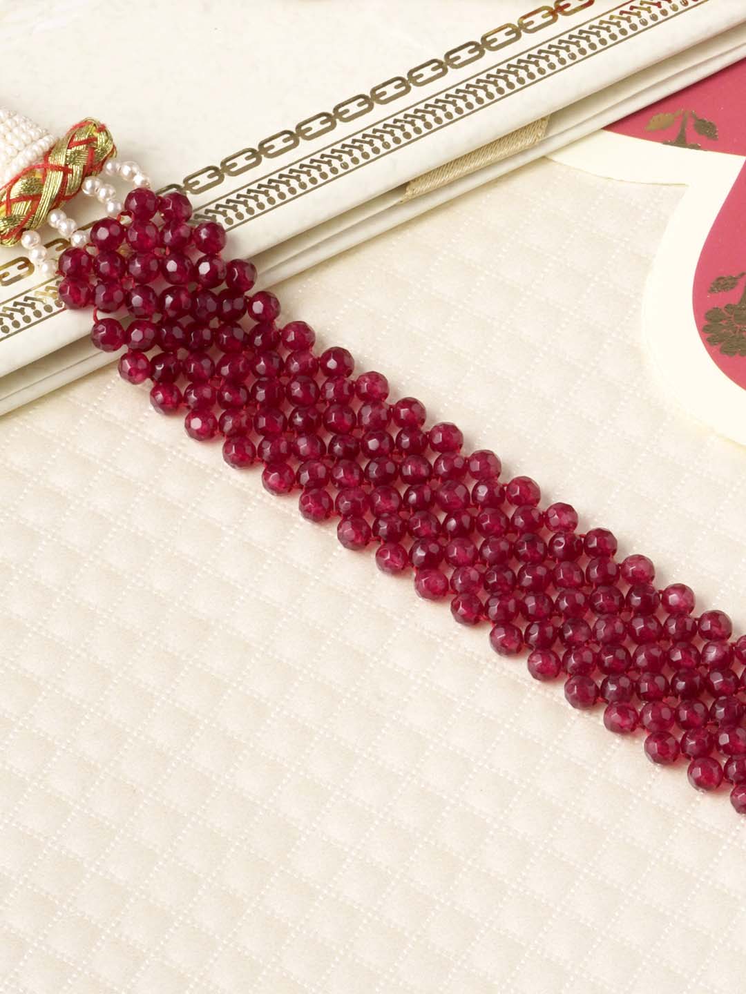 Classic Beaded Choker Necklace