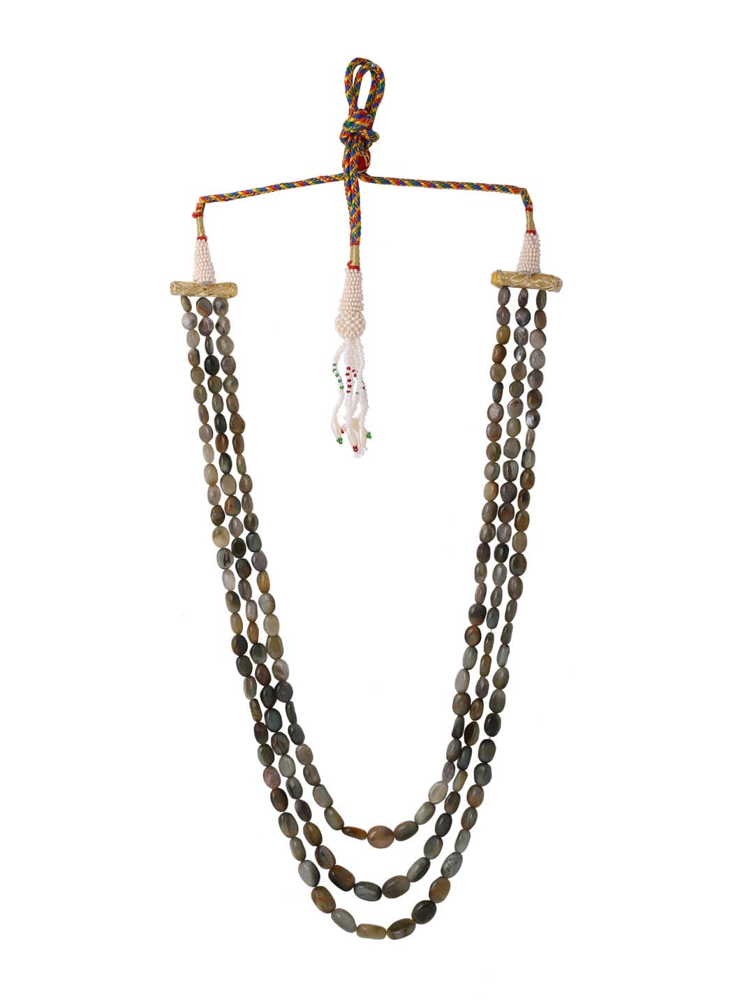 Classic Beaded Bead String Necklace