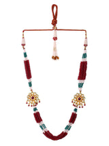 Traditional Kundan Meena Beaded Necklace