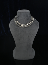 Contemporary Old Silver Traditional Necklace