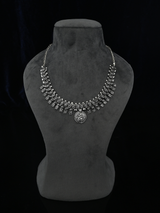 God Symbols Old Silver Traditional Necklace