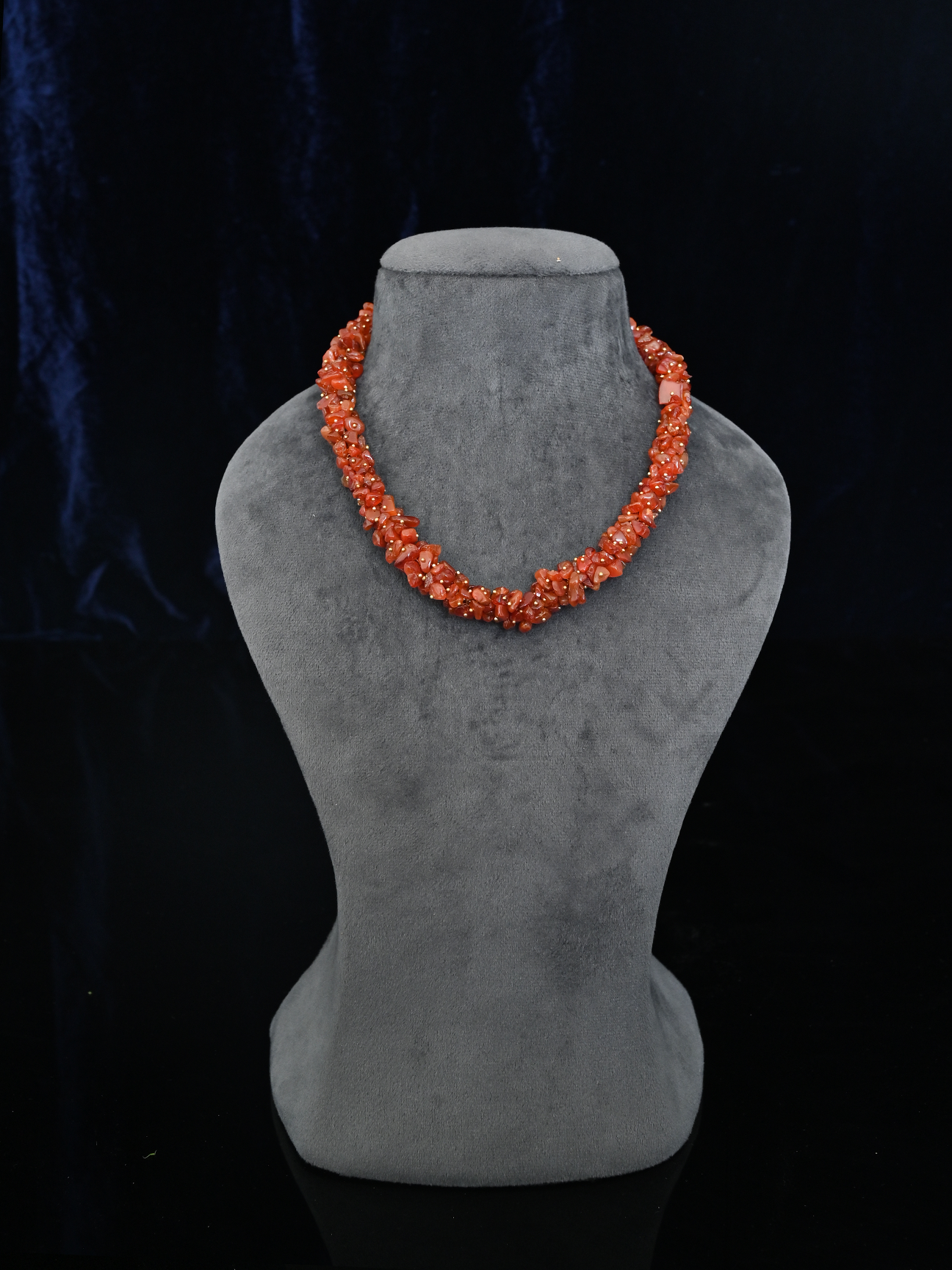 Classic Beaded Bead String Necklace