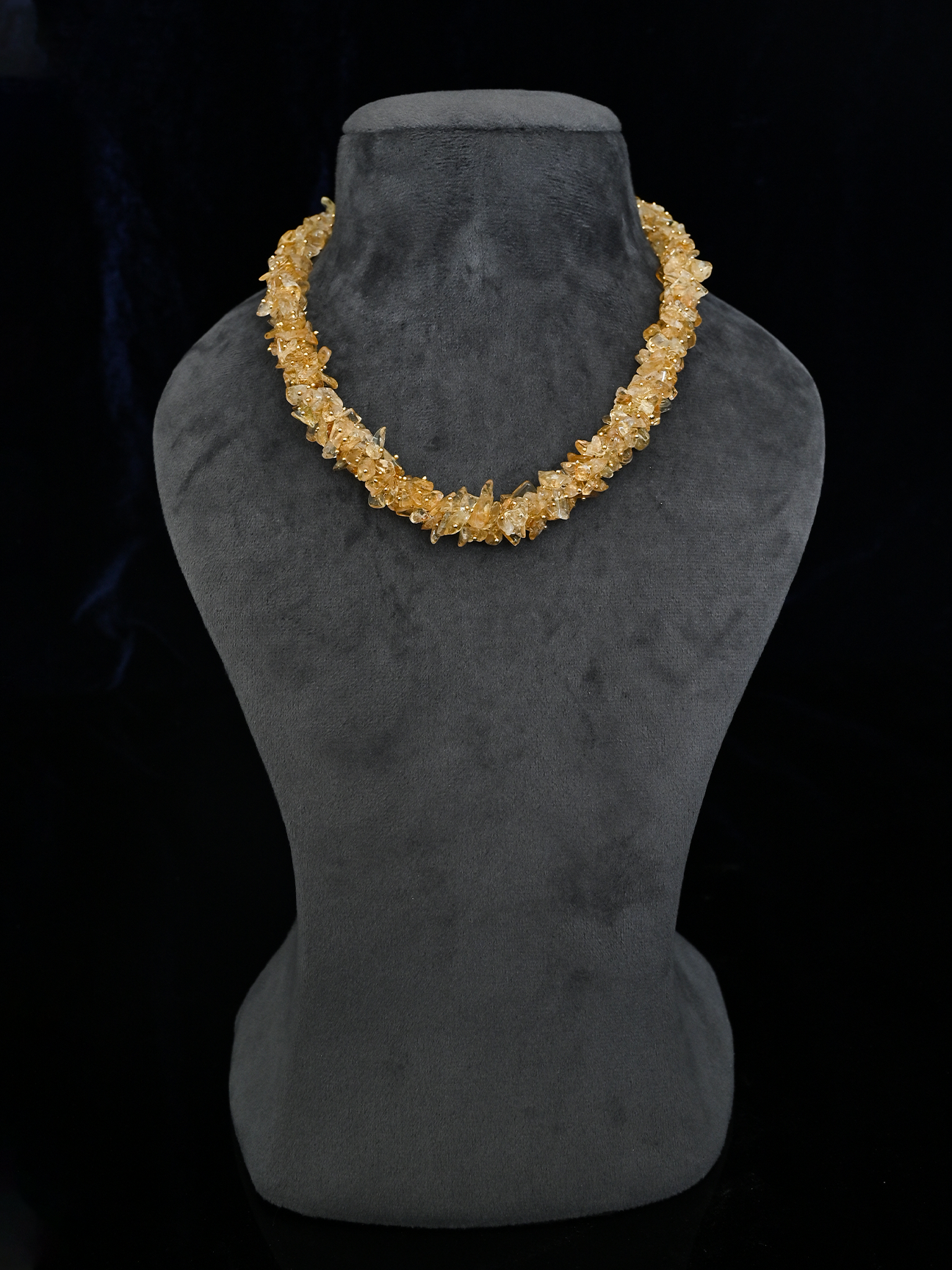 Classic Beaded Bead String Necklace