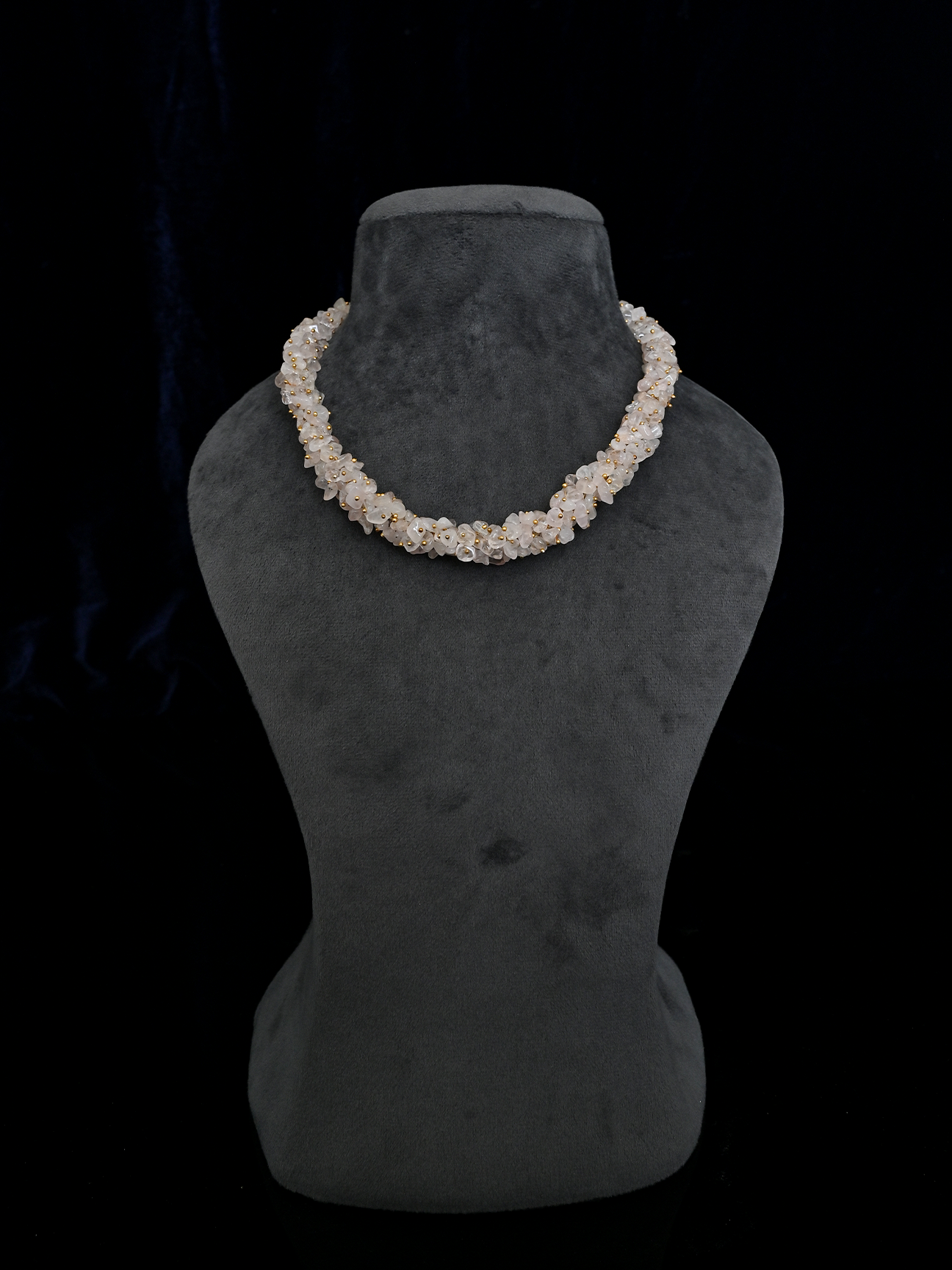 Classic Beaded Bead String Necklace