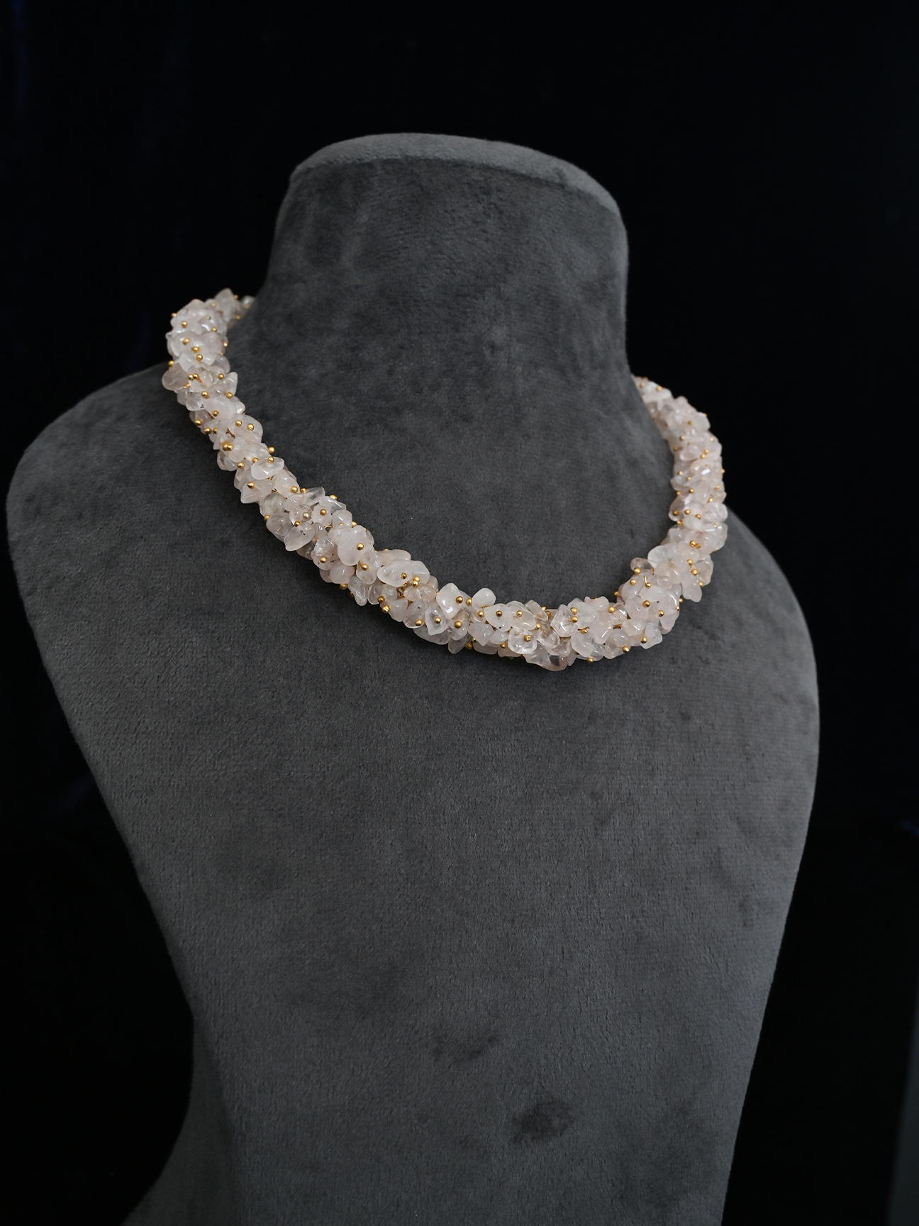 Classic Beaded Bead String Necklace