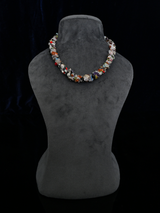 Classic Beaded Bead String Necklace