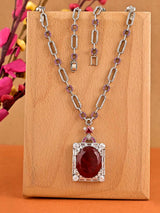Contemporary Colored Stone Designer Necklace