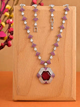 Contemporary Colored Stone Designer Necklace