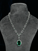 Contemporary Colored Stone Designer Necklace