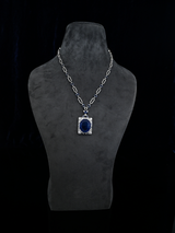 Contemporary Colored Stone Designer Necklace