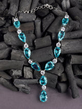 Contemporary Colored Stone Designer Necklace