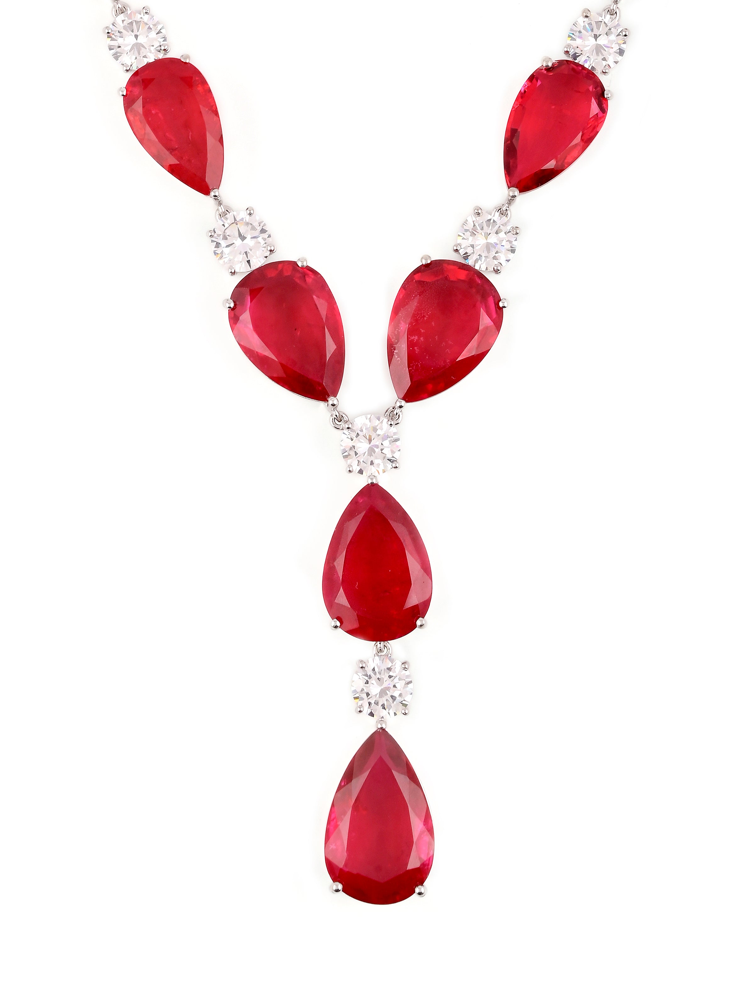 Contemporary Colored Stone Designer Necklace