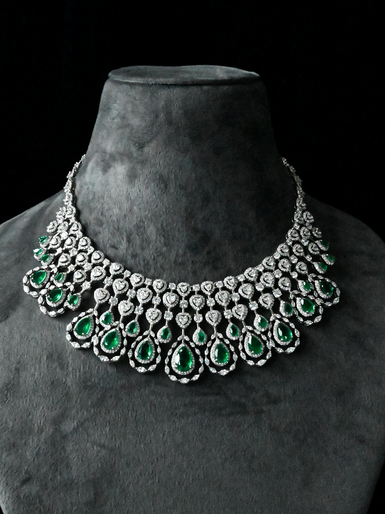 Contemporary Colored Stone designer Necklace