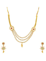 Traditional Gold Plated Necklace Set