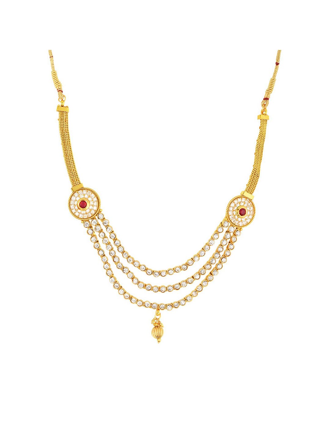 Traditional Gold Plated Necklace Set