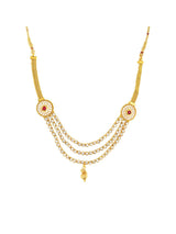 Traditional Gold Plated Necklace Set