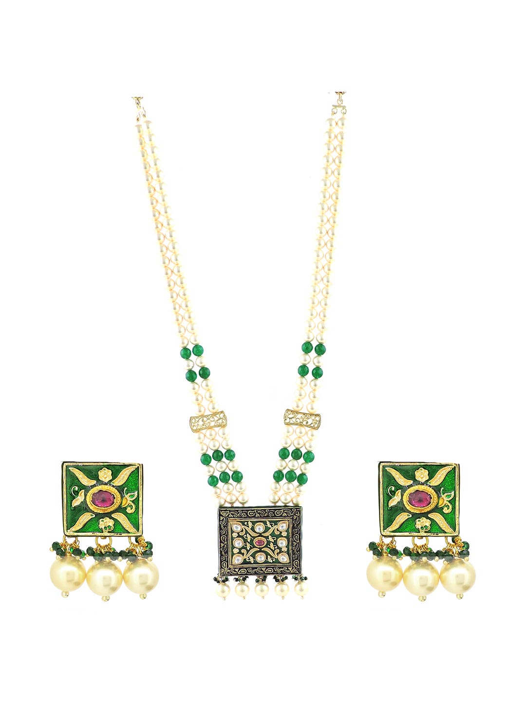 Traditional Beaded Necklace Set