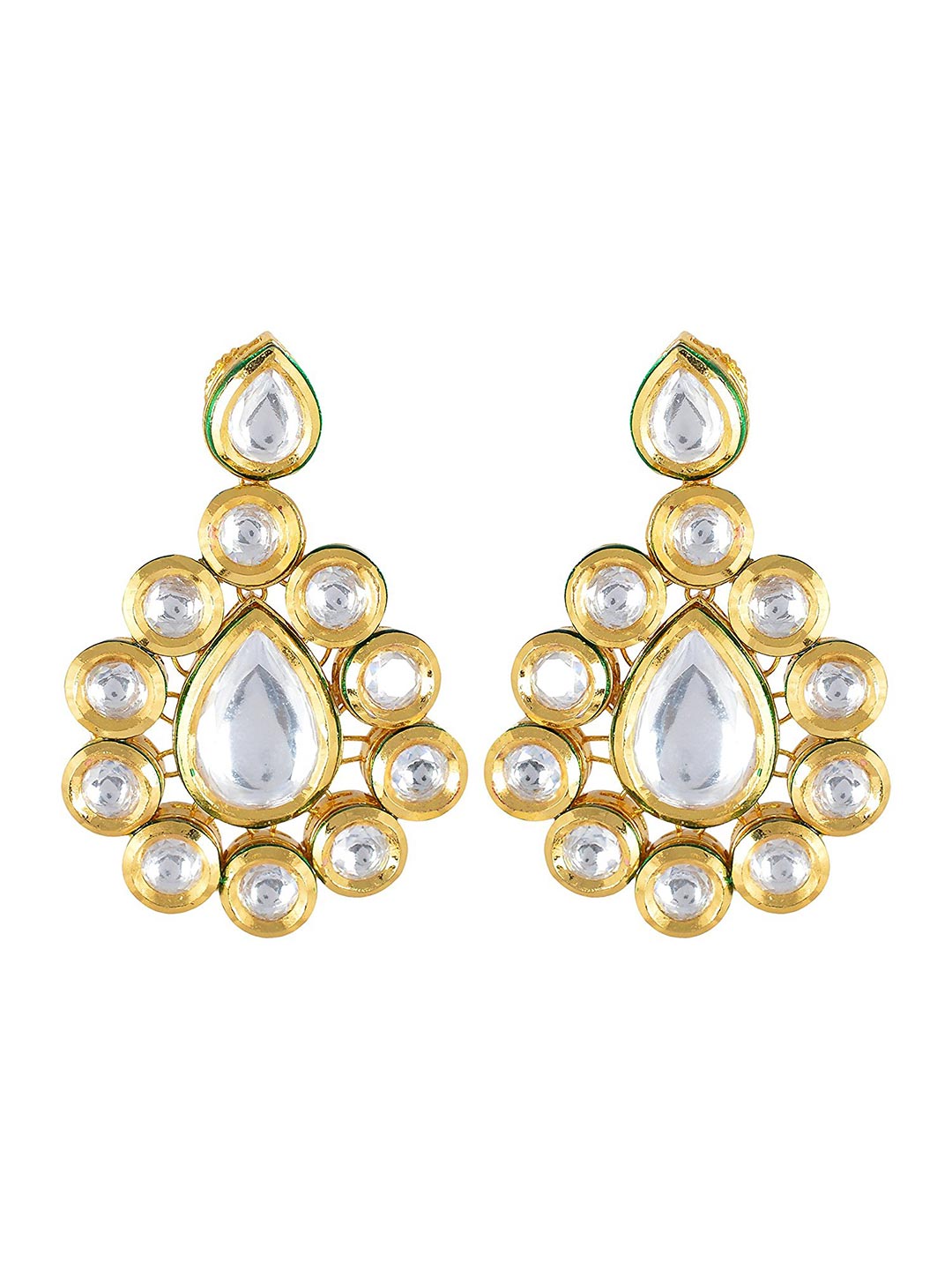 Traditional Kundan Meena Necklace Set