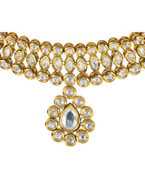 Traditional Kundan Meena Necklace Set