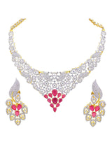 Floral Modern Designer Necklace Set