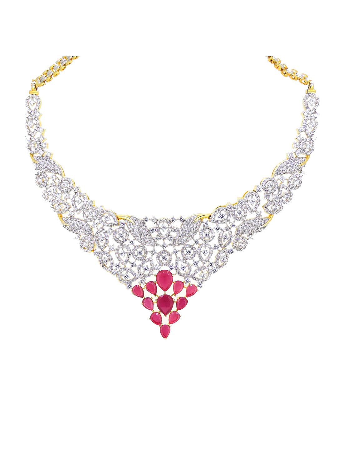 Floral Modern Designer Necklace Set