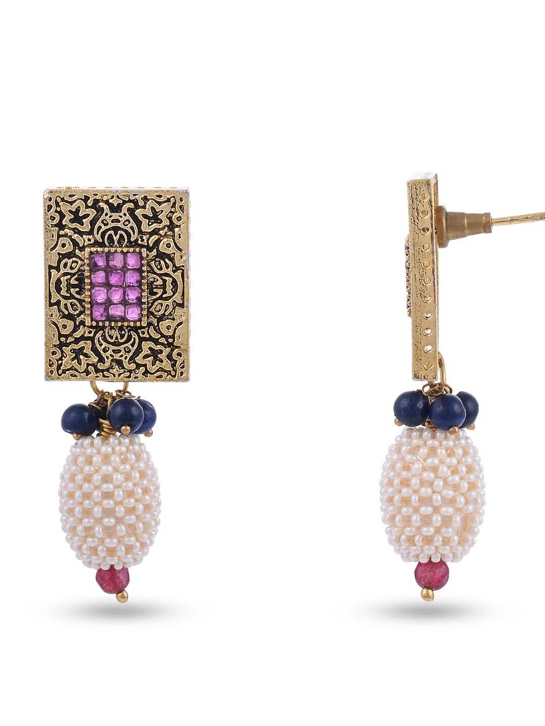 Floral Beaded Necklace Set