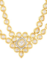 Traditional Kundan Meena Necklace Set