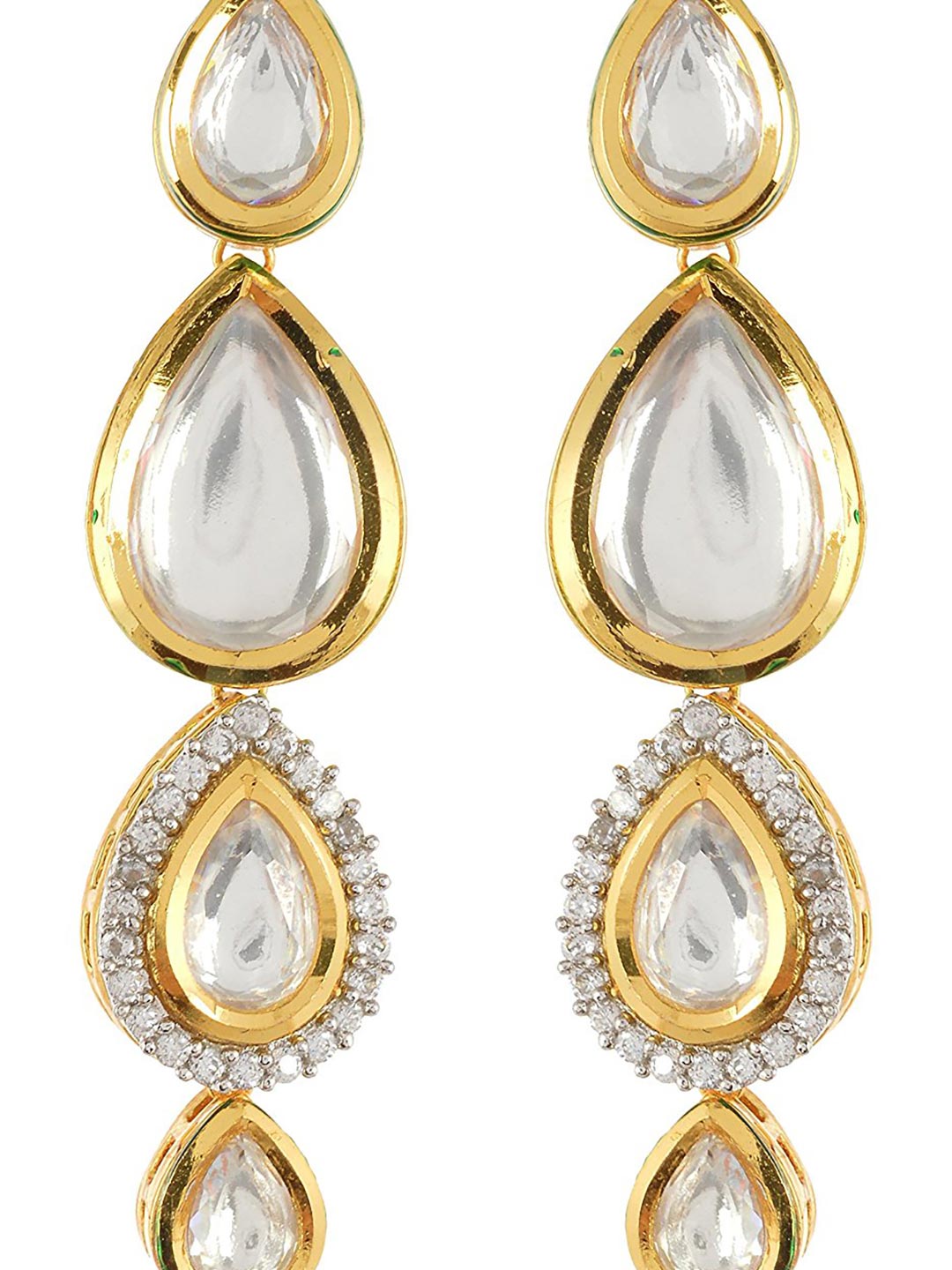 Traditional Kundan Meena Necklace Set